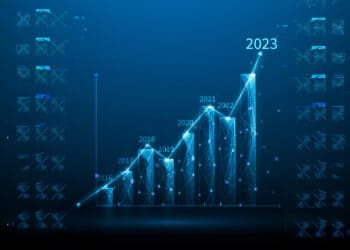 grafico ascendente con 2023 y asic de mienria btc