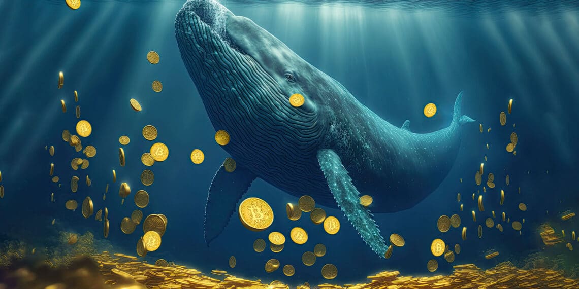 Ballena y bitcoin.