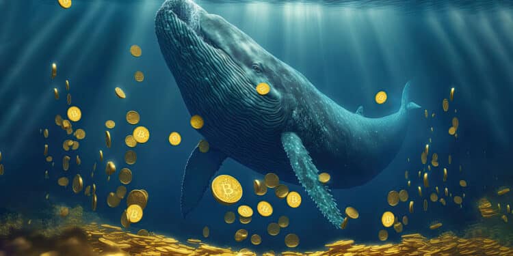 Ballena y bitcoin.