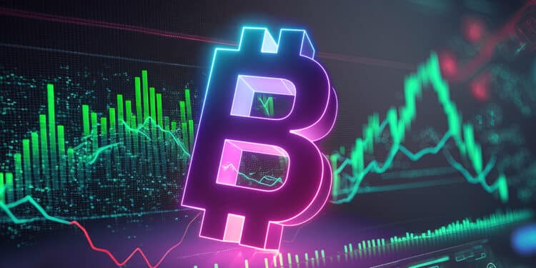 Bitcoin en el mercado en alza.