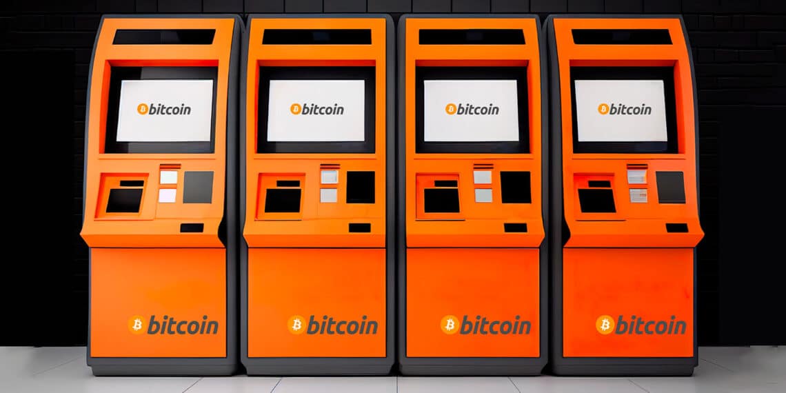 Cajeros automáticos de bitcoin.