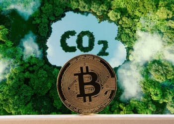 Bitcoin y CO2.