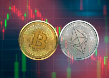 Bitcoin y ethereum caída de precio.