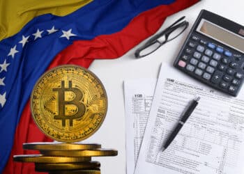 Bitcoin, bandera de Venezuela e impuestos.