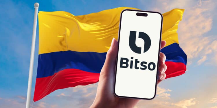 Bitso es cada vez más utilizada por los usuarios colombianos, como demuestran los datos. Composición por CriptoNoticias. Mardy Elzaawely / Maxim / stock.adobe.com ; bitso.com.