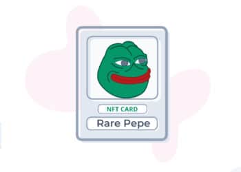 ilustracion de tarjeta NFT de Rare PEPE