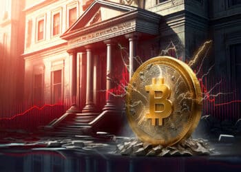 Bitcoin y banco.
