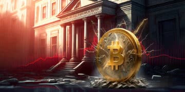 Bitcoin y banco.
