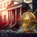Bitcoin y banco.