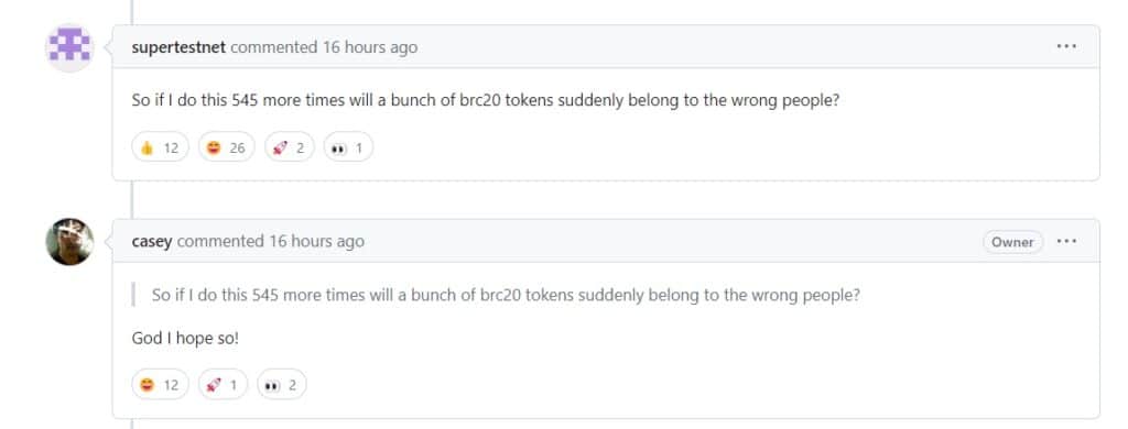 duda sobre la pertenencia de los tokens NFT ordinals asignados a sats no propios