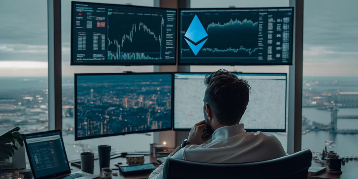 Trader el precio de ethereum (ETH).