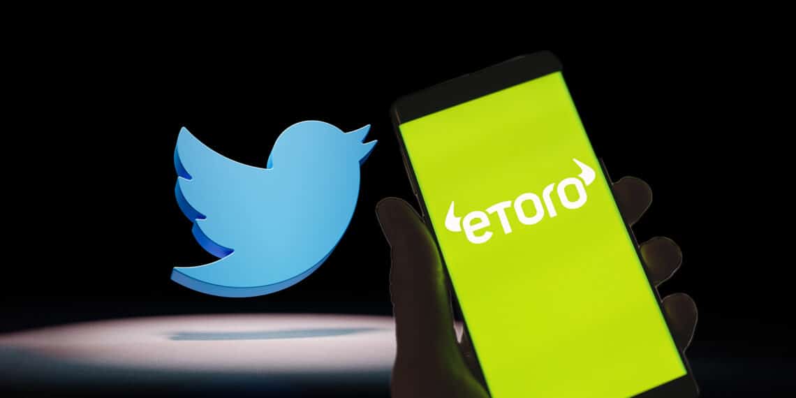 Etoro y twitter.