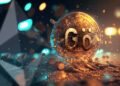 moneda de goerli junto a logo de ethereum