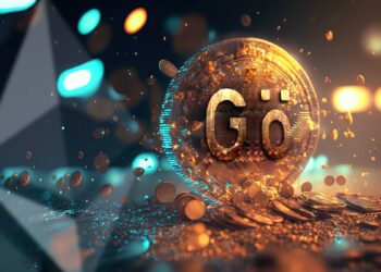 moneda de goerli junto a logo de ethereum