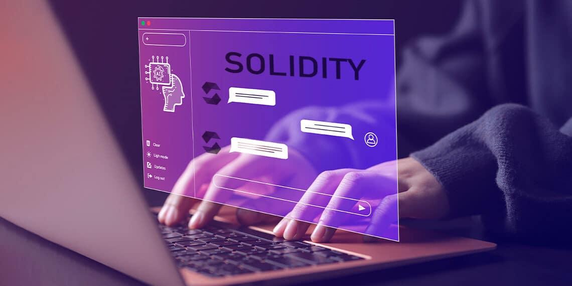 IA responde consultas relacionadas a Solidity de Ethereum.