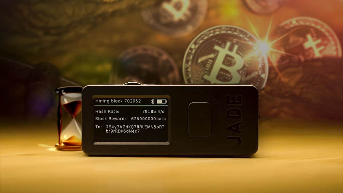 La wallet Jade ahora puede minar Bitcoin, pero en 11 billones de años