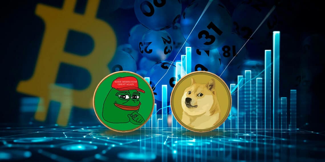 Memecoins y bitcoin.