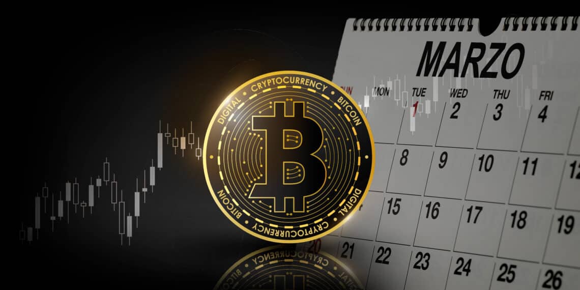 Bitcoin y calendario de marzo.