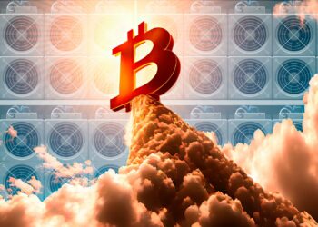 Bitcoin siendo expulsado y mineros atrás.