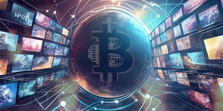 bloques de NFT en cadena entrando a bitcoin