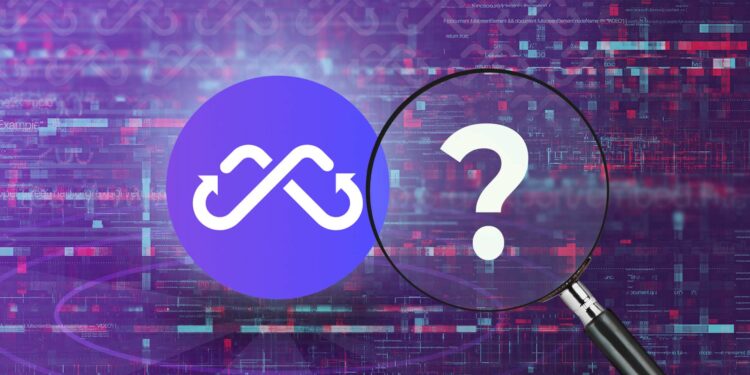 multichain junto a lupa con signo de pregunta.