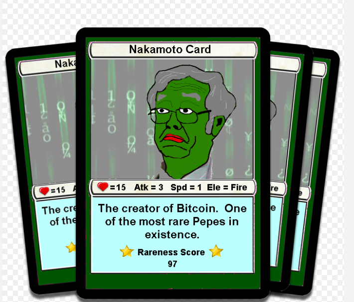 RarePepes, nft coleccionable.