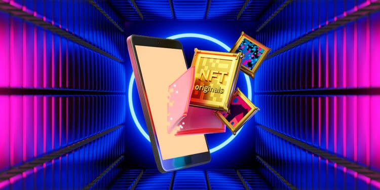 Teléfono con NFT de originals