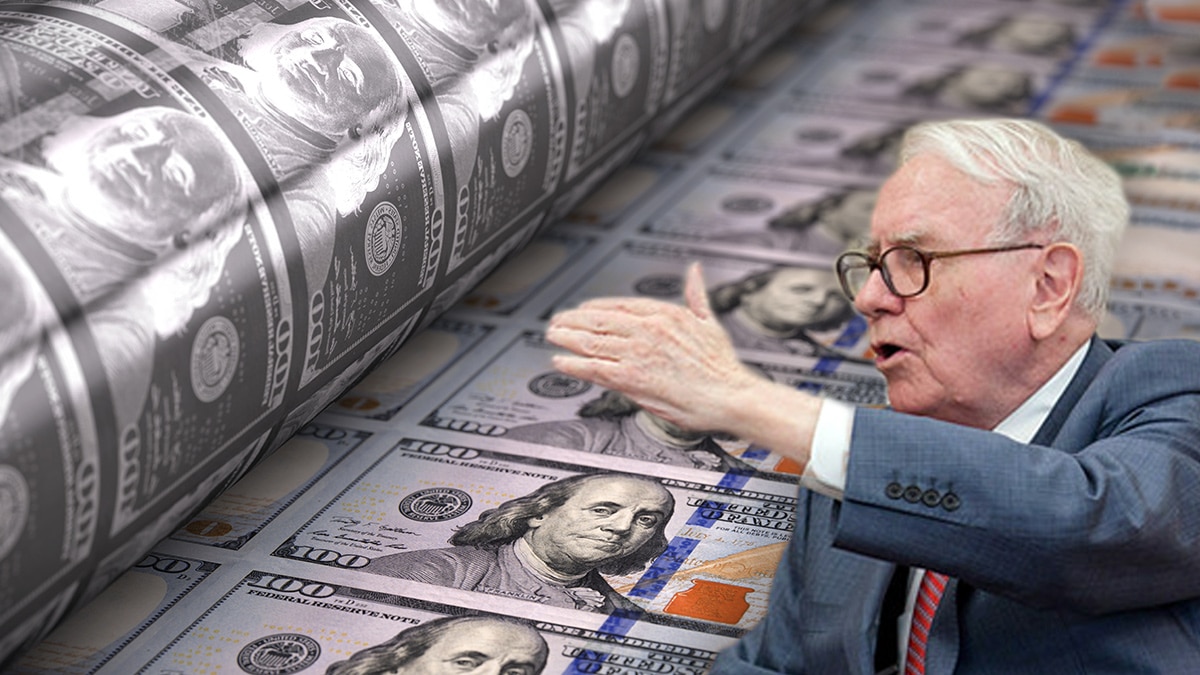 A girl asks about de-dollarization and Warren Buffett talks about “printing money”