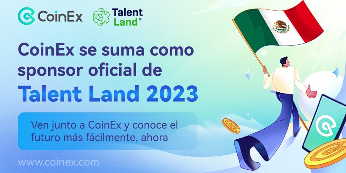 Pancarta promocional del evento Talent Land 2023.