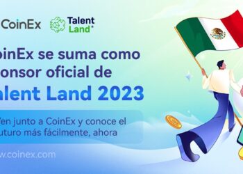 Pancarta promocional del evento Talent Land 2023.