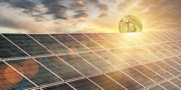 La energía renovable gana terreno en la industria minera de Bitcoin. Imagen: composición por CriptoNoticias / alexsl de Getty Images Signature.