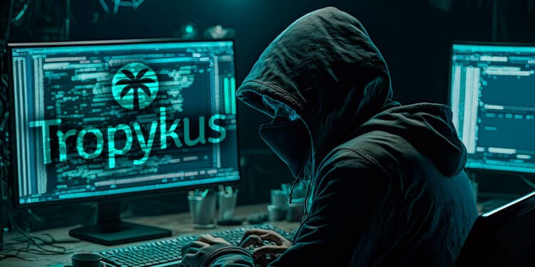 Hacker hackeando Tropykus.