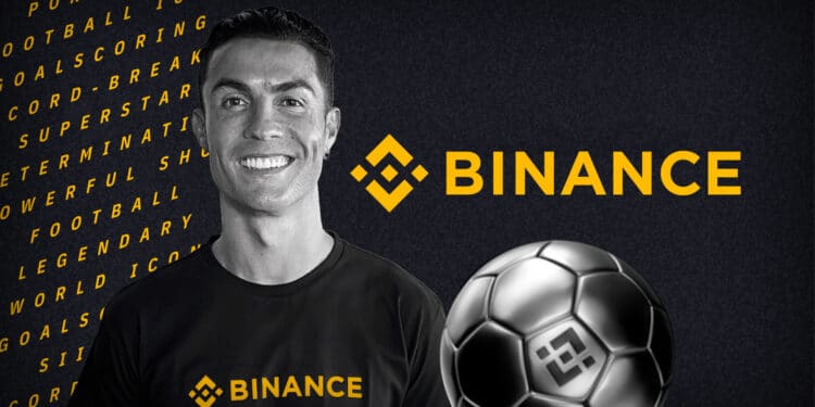 Cristiano Ronaldo y Binance.