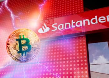 Banco Santander, bitcoin y Lightning.