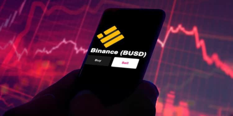 Logo de la stablecoin BUSD.