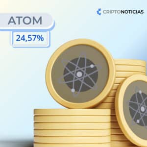 ATOM es la moneda con mayor rentabilidad en staking, con un porcentaje de 24,57% de retorno