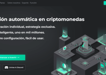 Pancarta promocional del bot ATPBot de IA-Trading de criptomonedas.