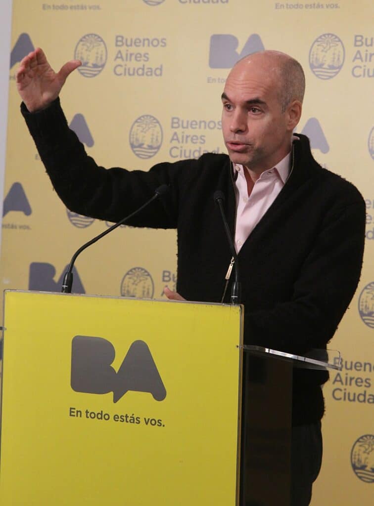 Jefe de Gobierno (alcalde) de la Ciudad de Buenos Aires, Horacio Rodríguez Larreta