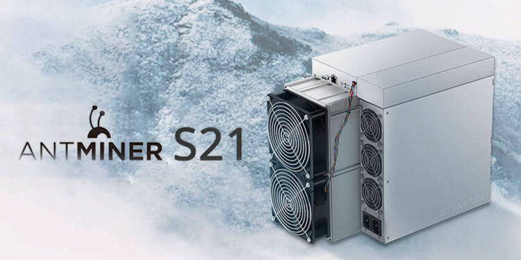 equipo asic de minería Antminer S21 de Bitmain