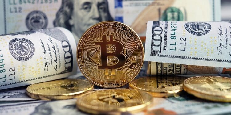 bitcoin y dólares confluyen en el sistema financiero global.