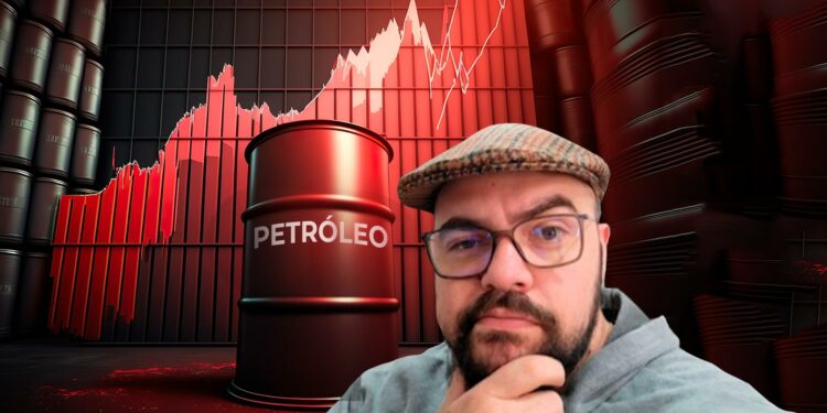 David Battaglia, petróleo y gráfico decreciente.