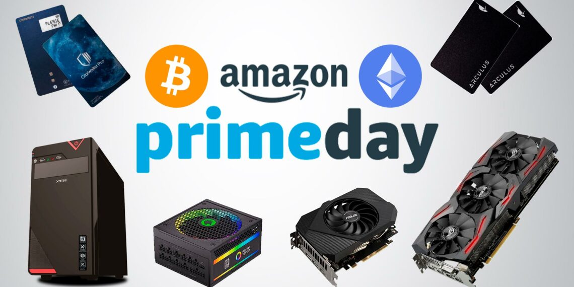 Amazon prime day, bitcoin, criptomonedas y productos en oferta.