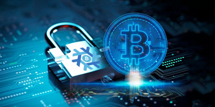 Bitcoin, seguridad y logo de nix.