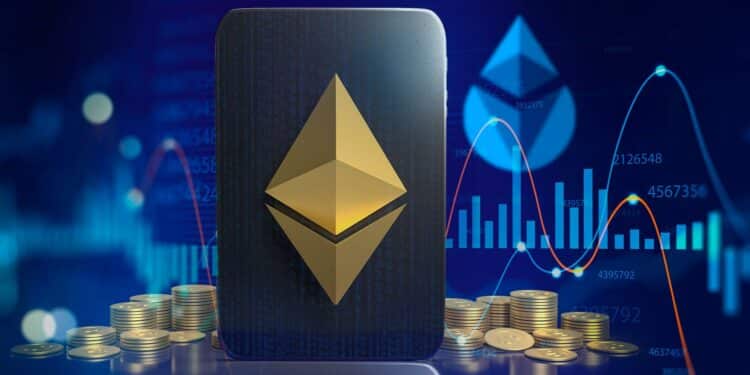 Ethereum, lido y gráfico.