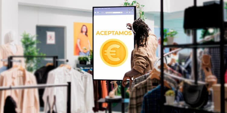 Comercio en Europa acepta euro digital.