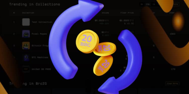 El intercambio brc20-swap es un paso más para demostrar el potencial de estos tokens, afirma UniSat. Composición por CriptoNoticias. absent84/ stock.adobe.com; UnisatWallet