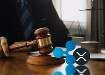 Tribunal, logo de Ripple y token XRP.