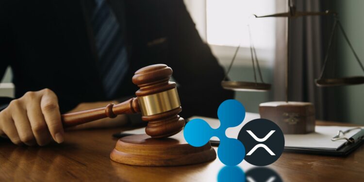 Tribunal, logo de Ripple y token XRP.