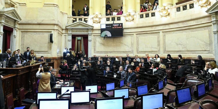 reunión del senado de Argentina