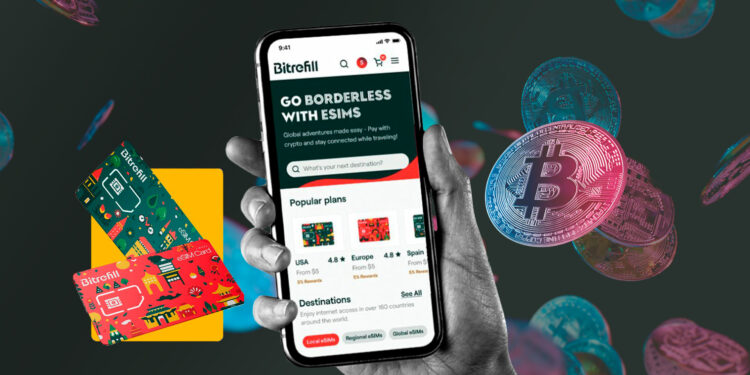 Plataforma de Bitrefill y bitcoin.
